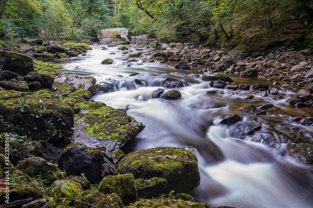 Waterfall Country in Brecon Beacons National Park and Fforest Fawr Geopark, the Vale of Neath. South Wales, the United Kingdom Waterfall Country in Brecon Beacons National Park and Fforest Fawr Geopark, the Vale of Neath. South Wales, the United Kingdom