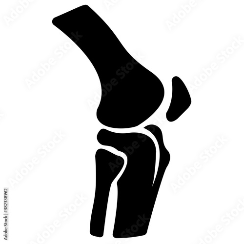 
Knee joint icon vector
