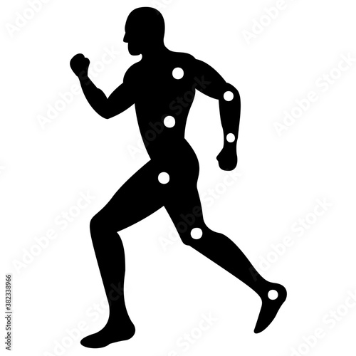
Knee joint icon vector
