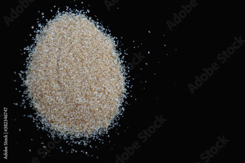 Obraz na płótnie Close up of brown sugar w salonie
