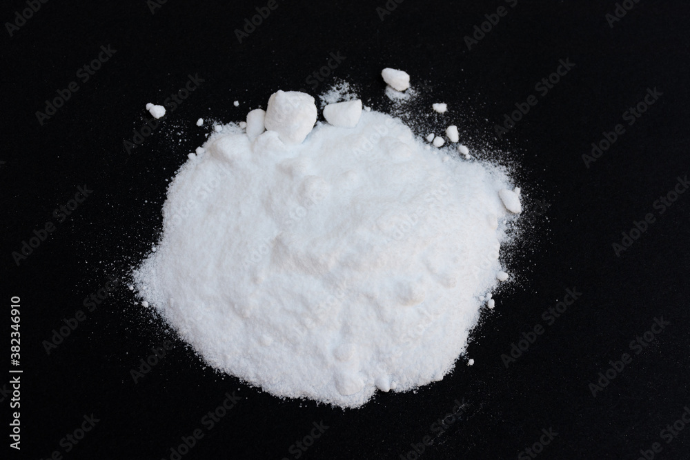 Close up of fine ground salt