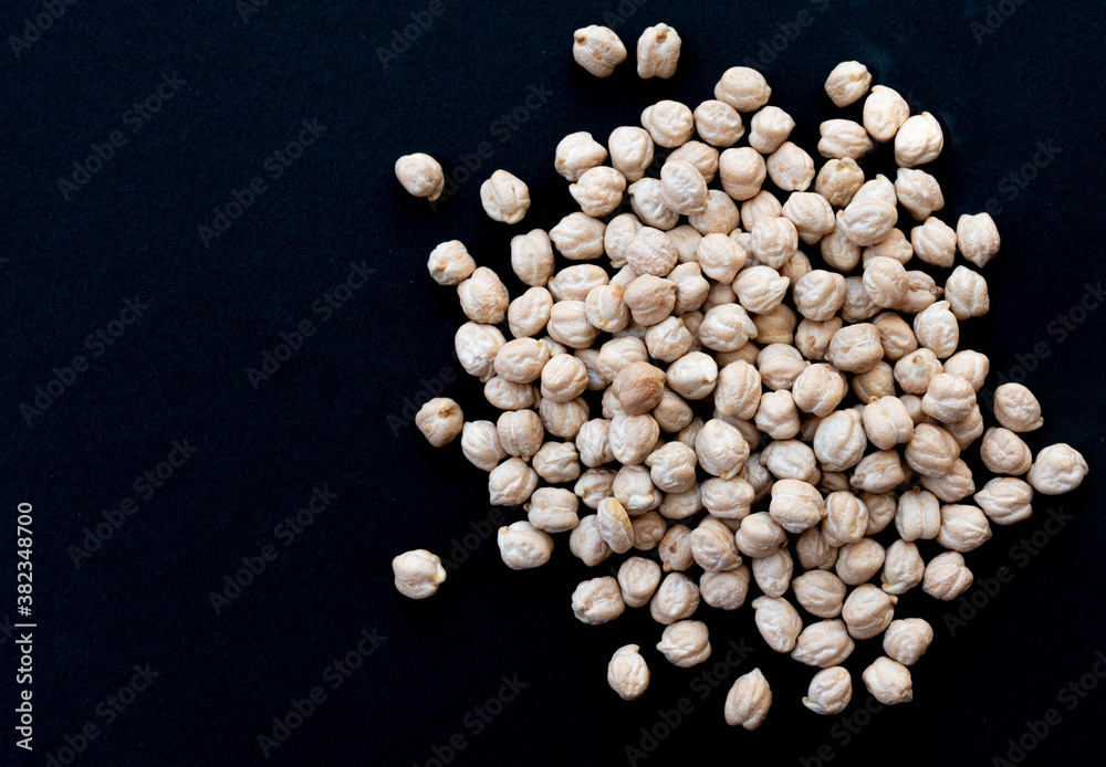 Close up of chickpeas on background Close up of chickpeas on background