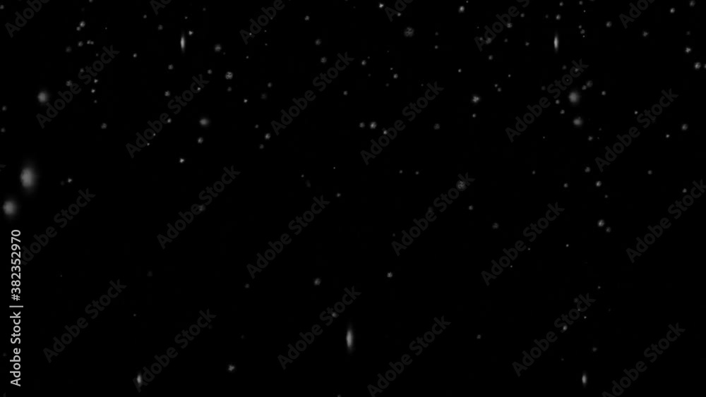 Snowfall motion graphics with night background Snowfall motion graphics with night background