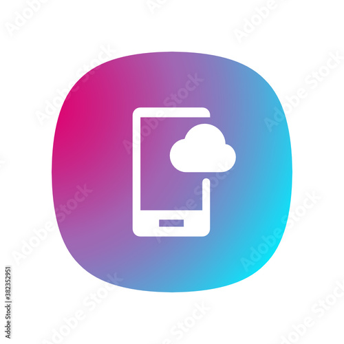 Mobile Cloud - Button