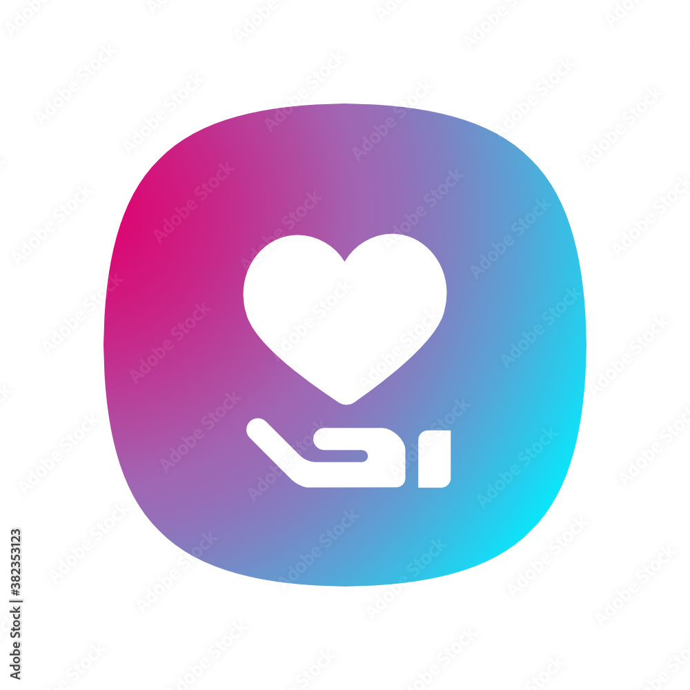 Obraz premium Heart - Button