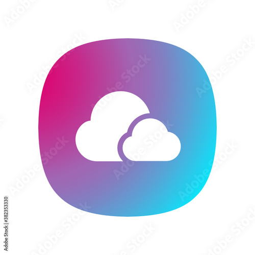 Clouds - Button