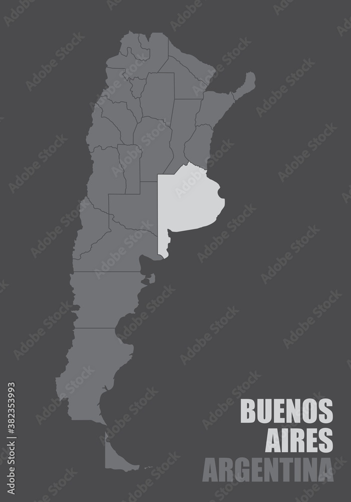 Argentina Buenos Aires map
