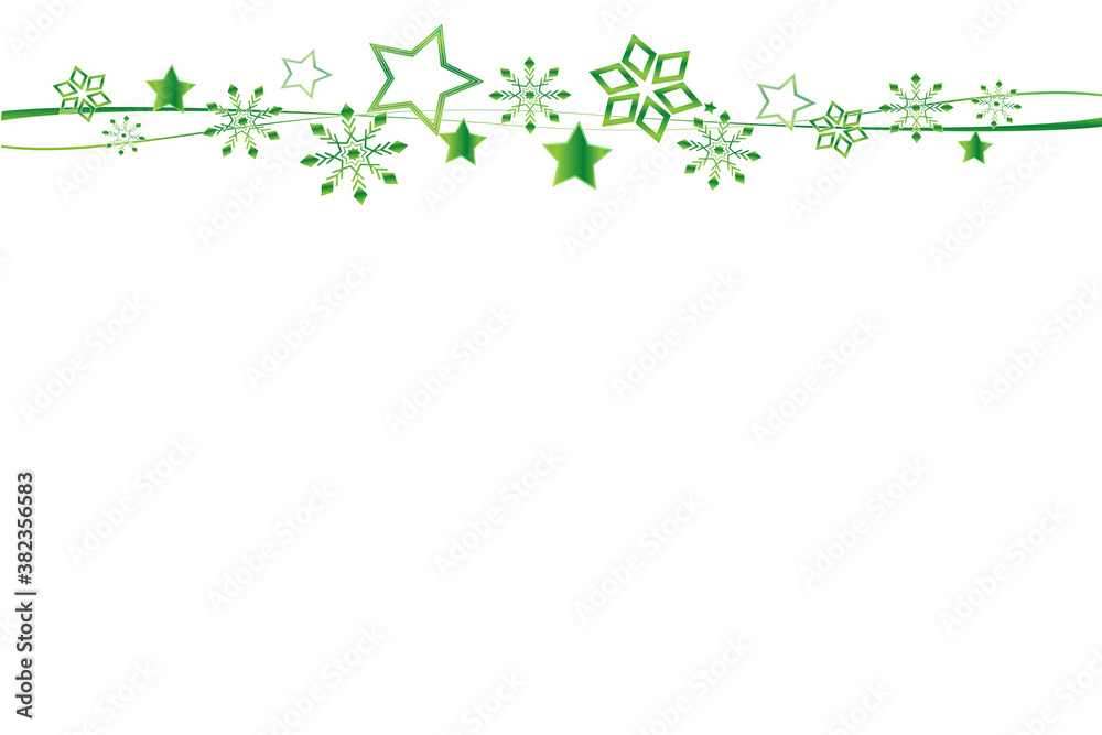 Green Star Frame with copy space Green Star Frame with copy space