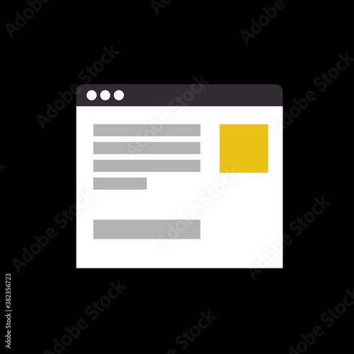Web page icon in filled, thin line, outline and stroke style. Vector illustration of web page vector icons designs can be used for mobile, ui, web