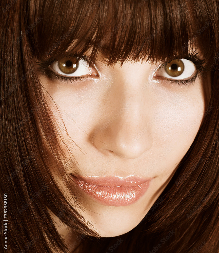 Close-up of a beautiful face Close-up of a beautiful face