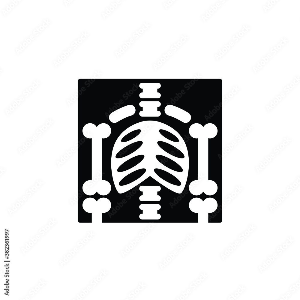 X-rays sheet icon vector isolated on white, logo sign and symbol. X-rays sheet icon vector isolated on white, logo sign and symbol.