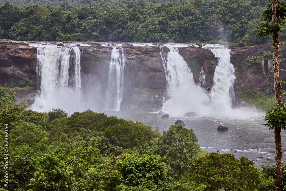 Fototapeta premium photography of a waterfall in india