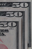 fragment of 50 dollar bill