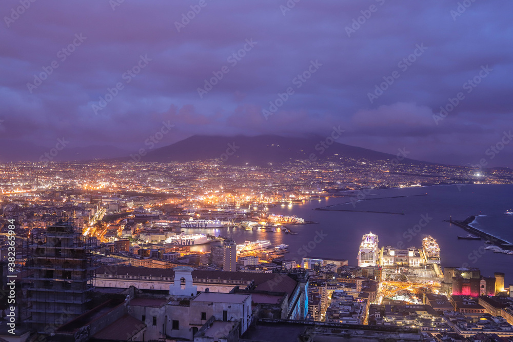 Obraz premium Naples sunset