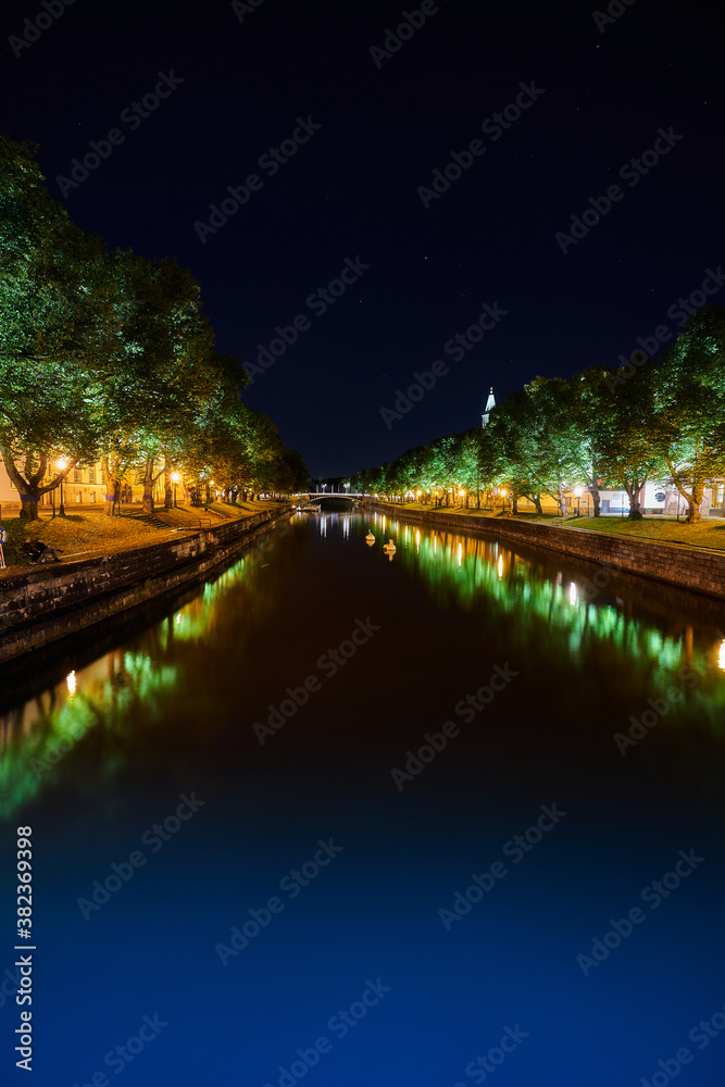 Beautiful city view at night