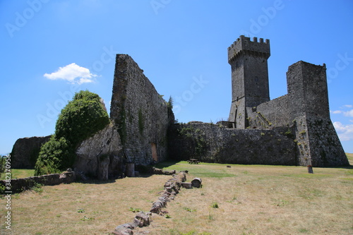 The fortress of Radicofani in Tuscany photo