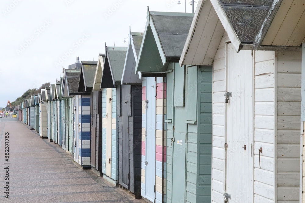 Beach hut holiday huts for tourism on the beach Beach hut holiday huts for tourism on the beach