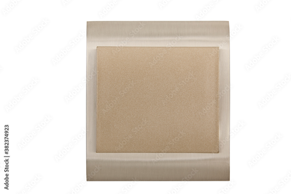 Electric switch on white background Electric switch on white background