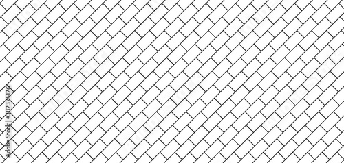 Brick pattern in contemporary style on white background. White background texture wall. Vector illustration