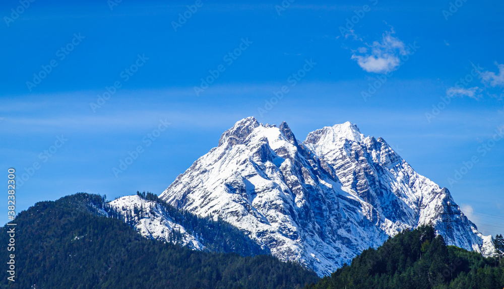 mountains at the Inntal valley in Austria
