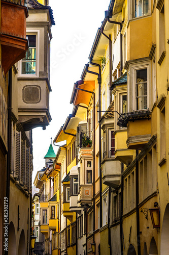 old town of Bozen in Italy