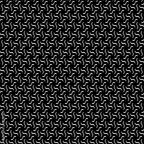 Curves. Zigzag figures. Mosaics. Broken lines background. Linear motif. Grate wallpaper. Grid backdrop. Digital paper, page fills, web design, textile print ornament. Seamless modern abstract pattern.