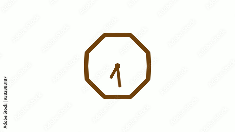 Orange dark counting down 12 hours clock icon on white background,Clock icon Orange dark counting down 12 hours clock icon on white background,Clock icon