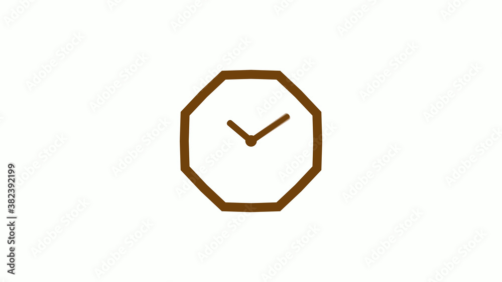 Orange dark counting down 12 hours clock icon on white background,Clock icon Orange dark counting down 12 hours clock icon on white background,Clock icon