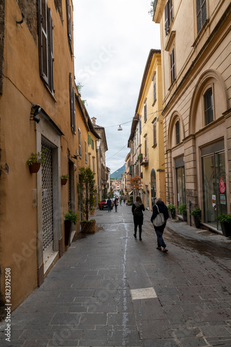 architecture of alleys, squares and buildings of the city of Rieti © Federico