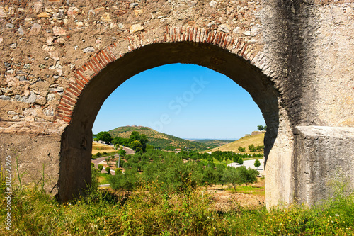 Fototapeta Naklejka Na Ścianę i Meble -  Elvas, Amoreira Aqueduct, Detail, Alentejo, Portugal