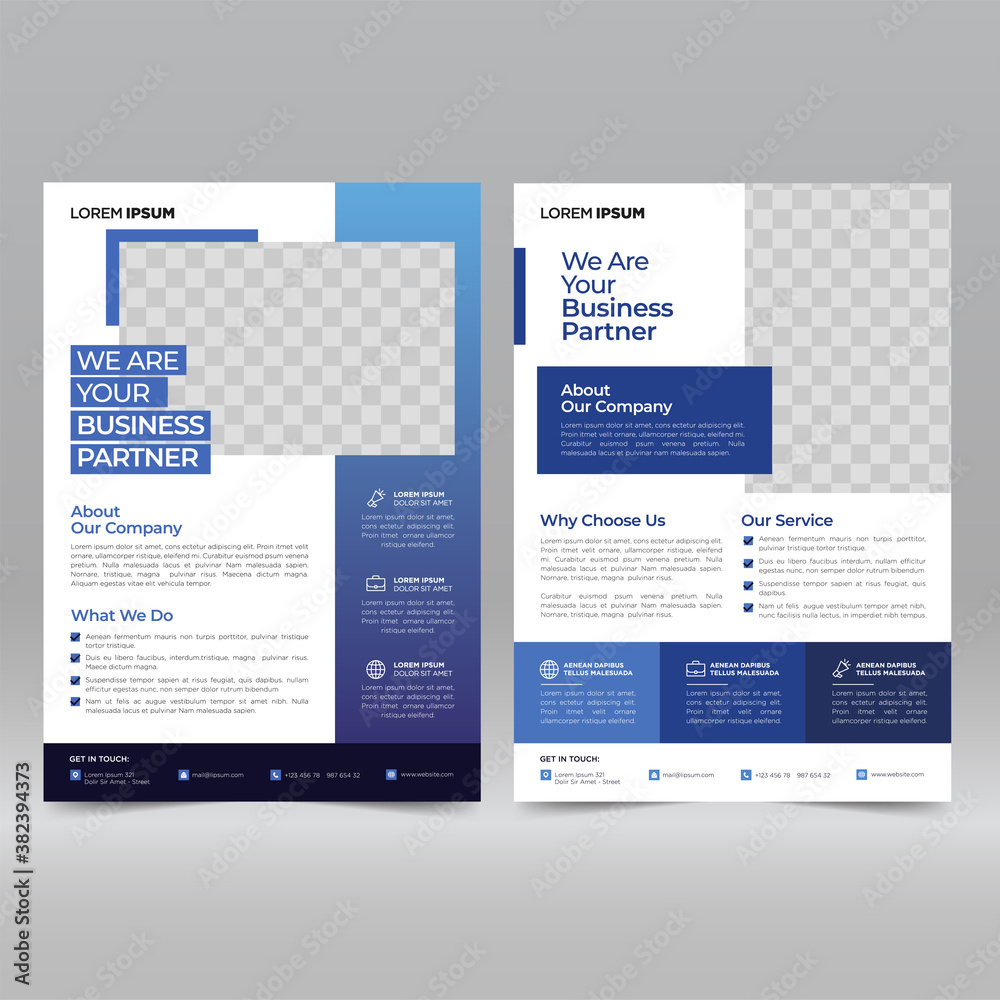 Corporate Poster, Flyer Design Template