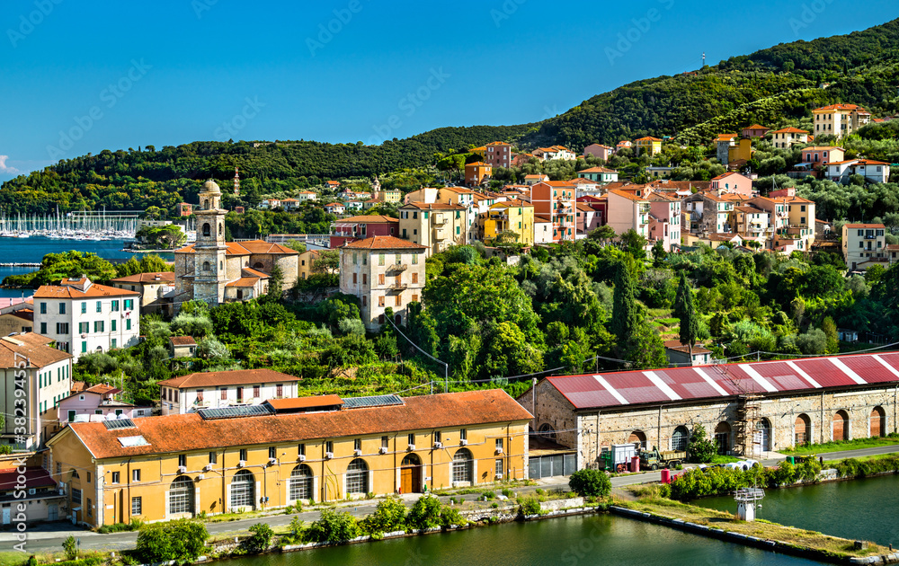 View of Marola village in La Spezia - Cinque Terre, Italy