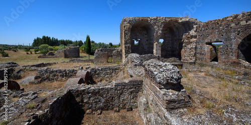 Sao Cucufate roman ruins, Bath, Vila de Frades, Vidigueira, Alentejo, Portugal photo