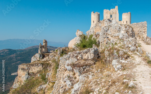 Rocca Calascio  Italy - an amazing mountaintop castle used as location for movies like  Ladyhawke  or  In the Name of the Rose   Rocca Calascio displays a breathtaking view