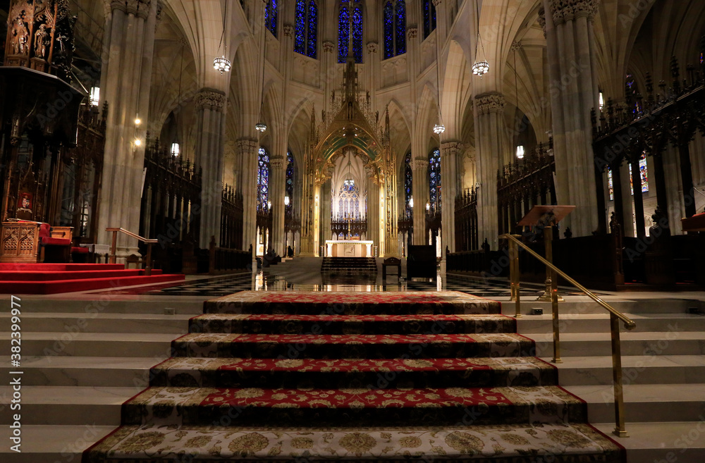 St. Patrick`s Kirche in New York. New City, New York, USA