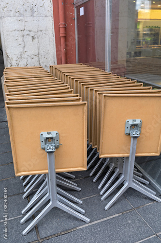 Stacked Cafe Tables