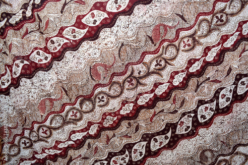 The Tanjung Bumi premium batik motif is a very popular traditional batik in Indonesia photo