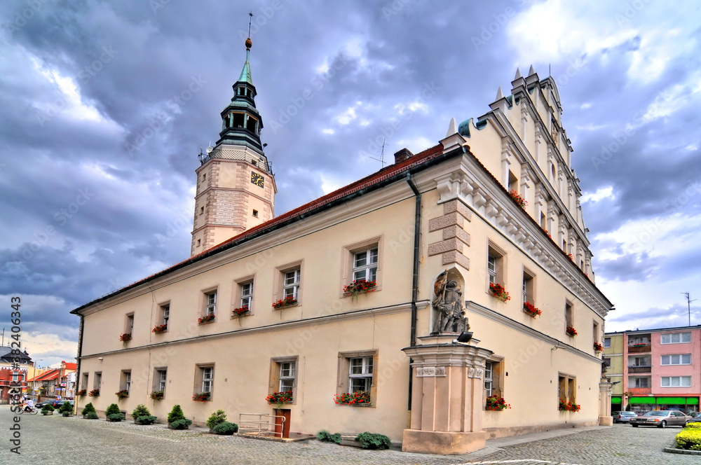 Obraz premium Renesansowy Ratusz w Głogówku , Polska