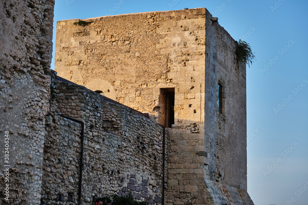 San Michele medieval castle, Cagliari, Sardinia, Italy