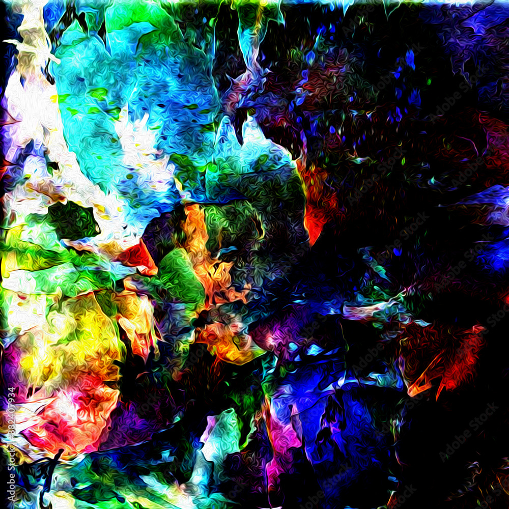 Floral watercolor mix texture modern pattern
