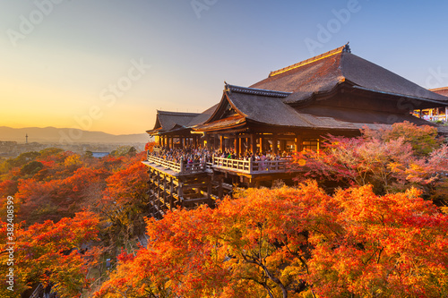Kyoto, Japan at Kiyomizu-dera Temple in Autumn