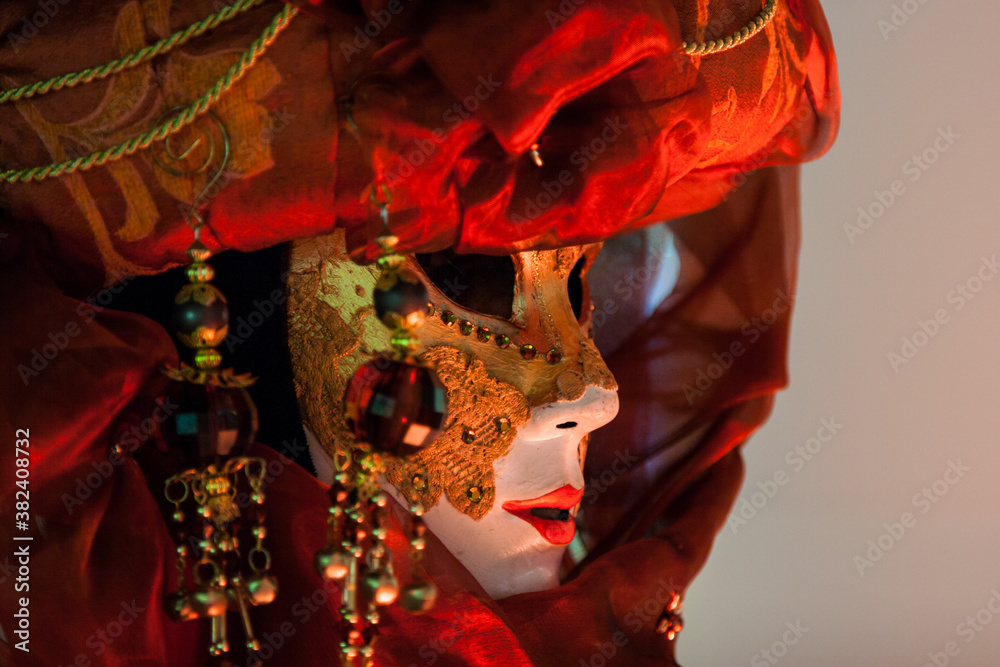 Naklejka premium Masken, Karneval in Venedig