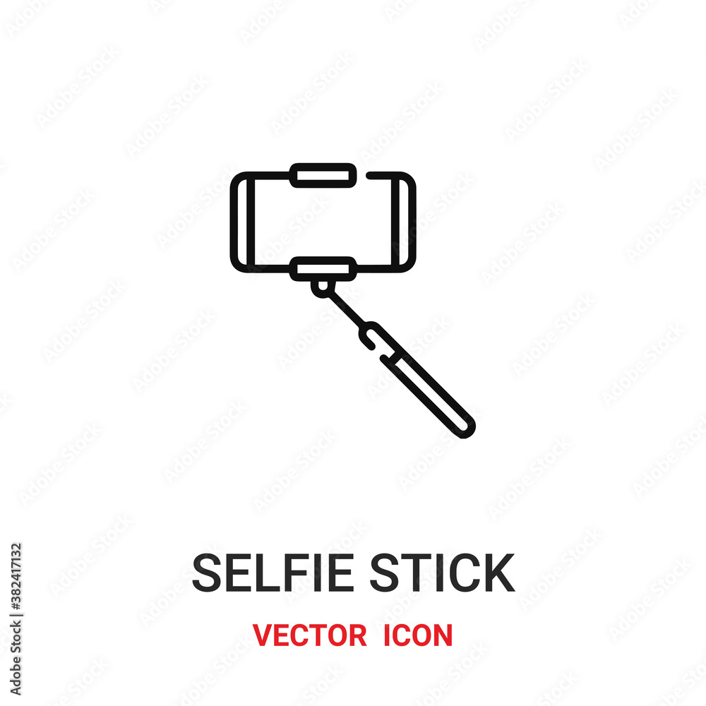 selfie stick icon vector symbol. selfie stick symbol icon vector for your design. Modern outline icon for your website and mobile app design. selfie stick icon vector symbol. selfie stick symbol icon vector for your design. Modern outline icon for your website and mobile app design.