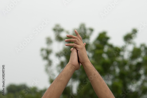 male hand gesture and signs © Sagar