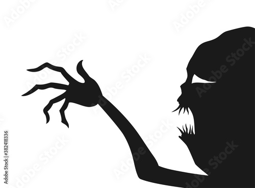 Creative design of dark monster