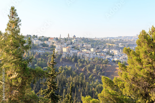 View on Dormitsion in Jerusalem