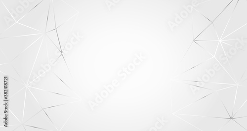 Abstract. Communications or technology, science background. silver connected line on white background. vector. photo
