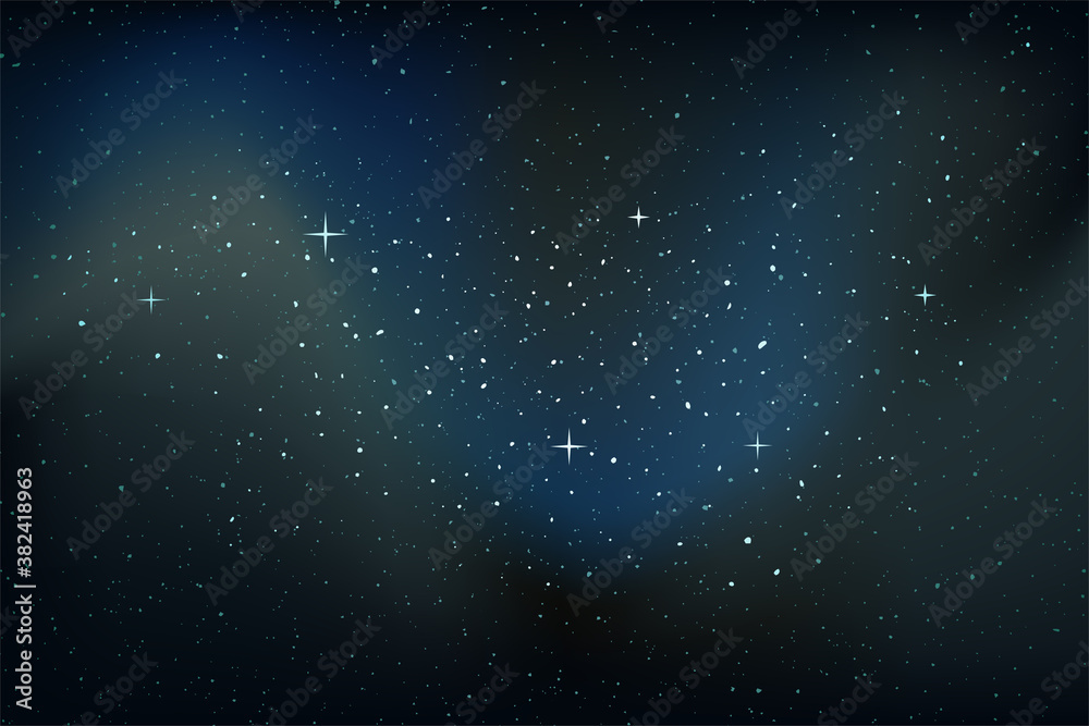 Design of stars in universe sky background