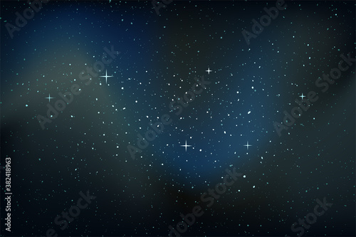 Design of stars in universe sky background