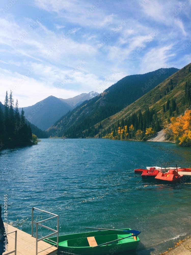 lake in the mountains